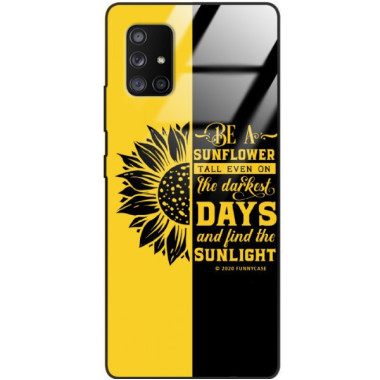 Etui Samsung GALAXY A71 5G, ST_SUNFLOWERS-2020-1-103 Wzory - FunnyCase