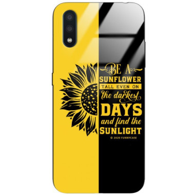 Etui Samsung GALAXY A01, ST_SUNFLOWERS-2020-1-103 Wzory - FunnyCase