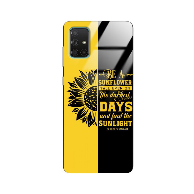 Etui Samsung GALAXY A71, ST_SUNFLOWERS-2020-1-103 Wzory - FunnyCase