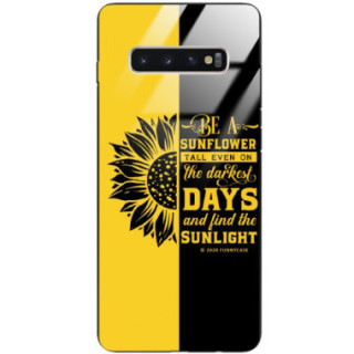 Etui Samsung GALAXY S10 PLUS, ST_SUNFLOWERS-2020-1-103 Wzory - FunnyCase
