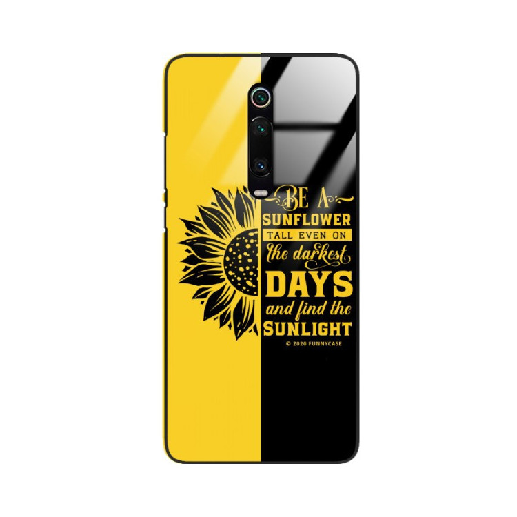 ETUI BLACK CASE GLASS NA TELEFON XIAOMI REDMI K20 / MI 9T ST_SUNFLOWERS-2020-1-103