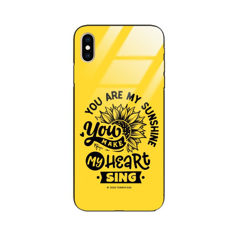 Etui Apple IPHONE XS MAX, ST_SUNFLOWERS-2020-1-104 Wzory - FunnyCase