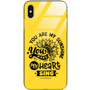 Etui Apple IPHONE XS MAX, ST_SUNFLOWERS-2020-1-104 Wzory - FunnyCase