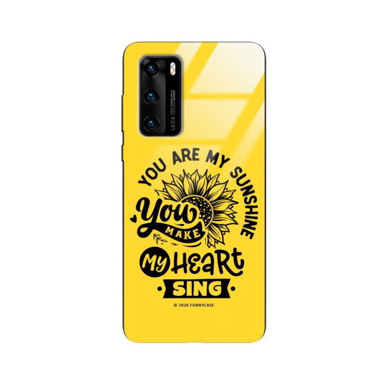 Etui Huawei P40, ST_SUNFLOWERS-2020-1-104 Wzory - FunnyCase