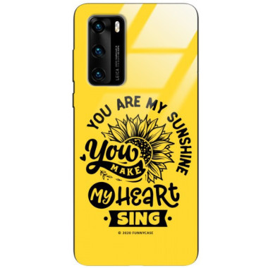 Etui Huawei P40, ST_SUNFLOWERS-2020-1-104 Wzory - FunnyCase