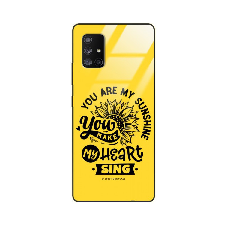 Etui Samsung GALAXY A71 5G, ST_SUNFLOWERS-2020-1-104 Wzory - FunnyCase