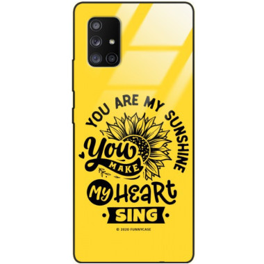 Etui Samsung GALAXY A71 5G, ST_SUNFLOWERS-2020-1-104 Wzory - FunnyCase