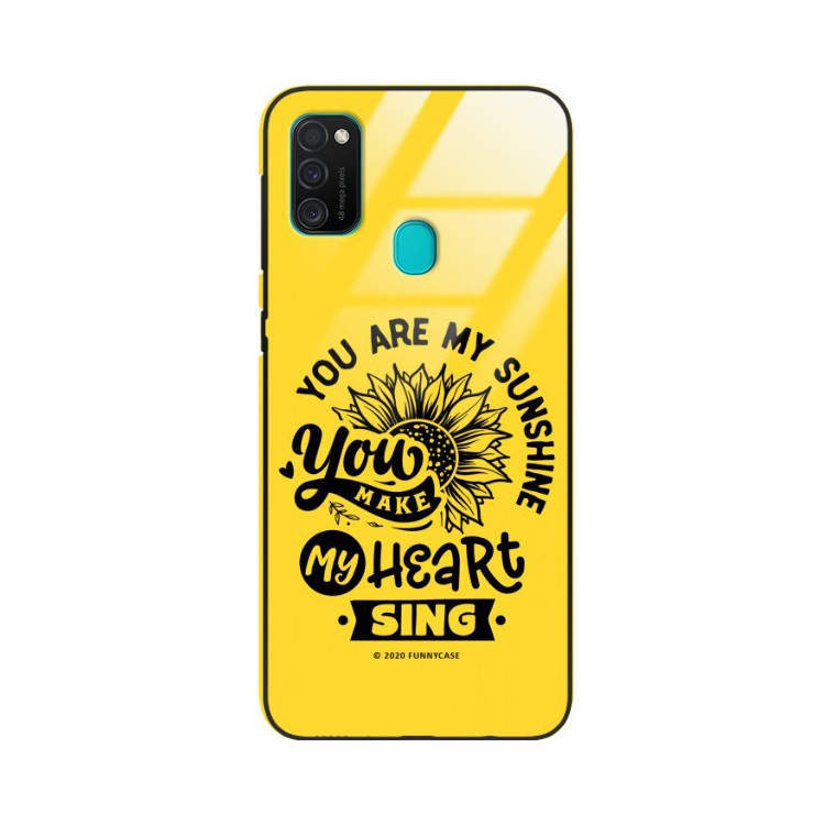 Etui Samsung GALAXY M21, ST_SUNFLOWERS-2020-1-104 Wzory - FunnyCase