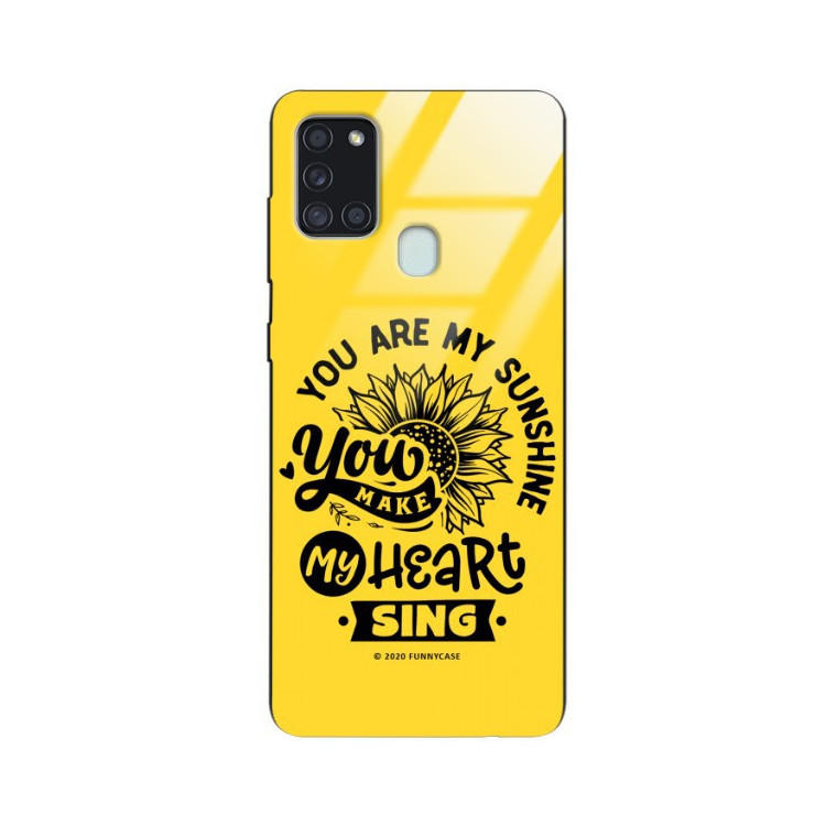 Etui Samsung GALAXY A21S, ST_SUNFLOWERS-2020-1-104 Wzory - FunnyCase