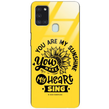 Etui Samsung GALAXY A21S, ST_SUNFLOWERS-2020-1-104 Wzory - FunnyCase