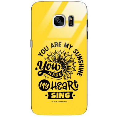 Etui Samsung GALAXY S7, ST_SUNFLOWERS-2020-1-104 Wzory - FunnyCase