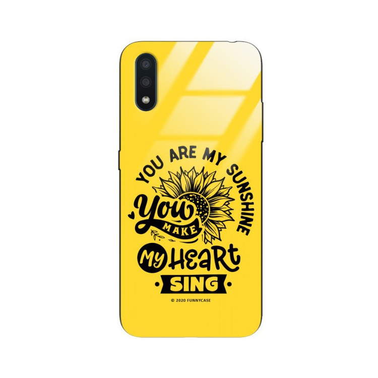 Etui Samsung GALAXY A01, ST_SUNFLOWERS-2020-1-104 Wzory - FunnyCase