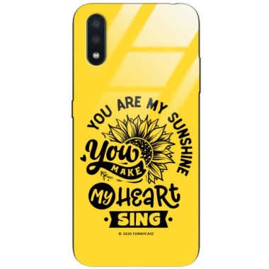 Etui Samsung GALAXY A01, ST_SUNFLOWERS-2020-1-104 Wzory - FunnyCase