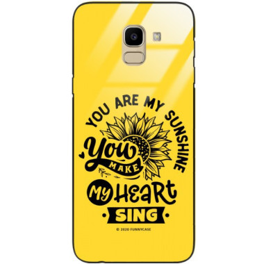 Etui Samsung GALAXY J6 2018, ST_SUNFLOWERS-2020-1-104 Wzory - FunnyCase