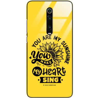 ETUI BLACK CASE GLASS NA TELEFON XIAOMI REDMI K20 / MI 9T ST_SUNFLOWERS-2020-1-104