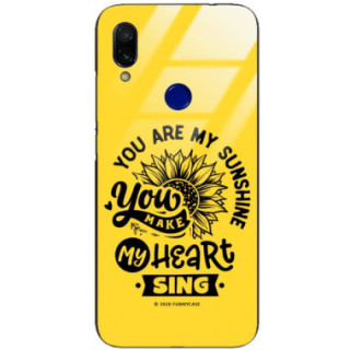 ETUI BLACK CASE GLASS NA TELEFON XIAOMI REDMI 7 ST_SUNFLOWERS-2020-1-104