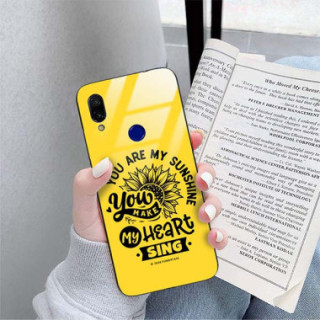 ETUI BLACK CASE GLASS NA TELEFON XIAOMI REDMI 7 ST_SUNFLOWERS-2020-1-104