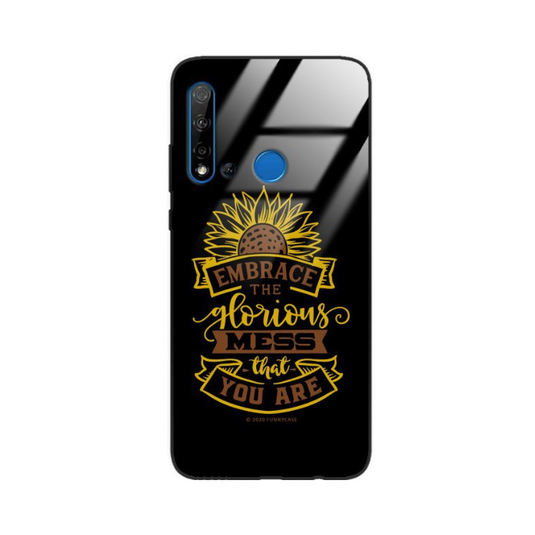 Etui Huawei P20 LITE 2019 / NOVA 5I, ST_SUNFLOWERS-2020-1-105 Wzory - FunnyCase