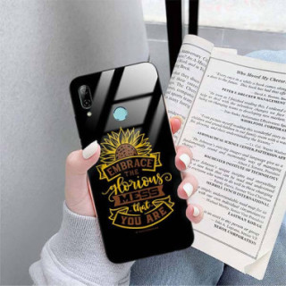 ETUI BLACK CASE GLASS NA TELEFON HUAWEI P SMART 2019 ST_SUNFLOWERS-2020-1-105