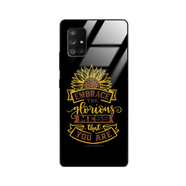 Etui Samsung GALAXY A71 5G, ST_SUNFLOWERS-2020-1-105 Wzory - FunnyCase