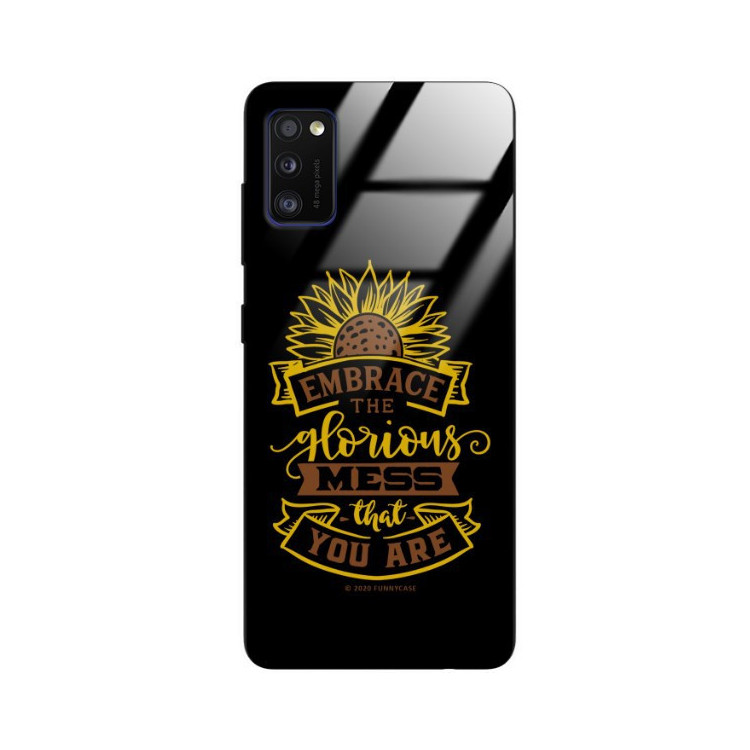 Etui Samsung GALAXY A41, ST_SUNFLOWERS-2020-1-105 Wzory - FunnyCase