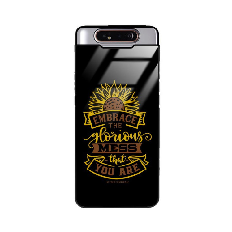 Etui Samsung GALAXY A80, ST_SUNFLOWERS-2020-1-105 Wzory - FunnyCase