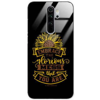 ETUI BLACK CASE GLASS NA TELEFON XIAOMI REDMI NOTE 8 PRO ST_SUNFLOWERS-2020-1-105