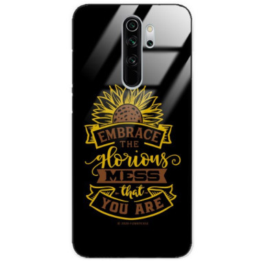 ETUI BLACK CASE GLASS NA TELEFON XIAOMI REDMI NOTE 8 PRO ST_SUNFLOWERS-2020-1-105