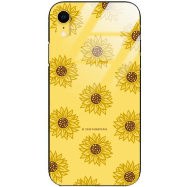 Etui Apple IPHONE XR, ST_SUNFLOWERS-2020-1-106 Wzory - FunnyCase