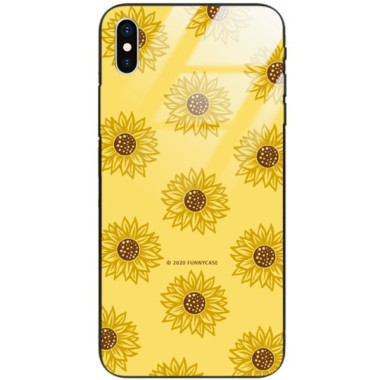 Etui Apple IPHONE X / XS, ST_SUNFLOWERS-2020-1-106 Wzory - FunnyCase