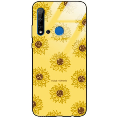 Etui Huawei P20 LITE 2019 / NOVA 5I, ST_SUNFLOWERS-2020-1-106 Wzory - FunnyCase