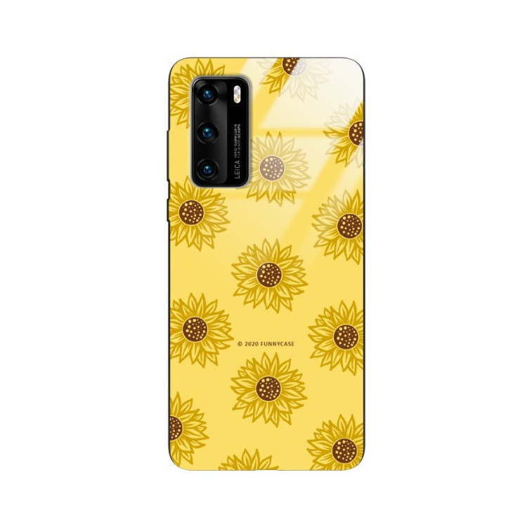 Etui Huawei P40, ST_SUNFLOWERS-2020-1-106 Wzory - FunnyCase