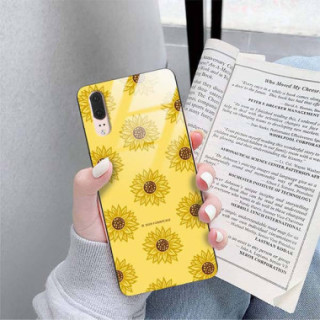 Etui Huawei P20, ST_SUNFLOWERS-2020-1-106 Wzory - FunnyCase