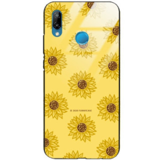 Etui Huawei P30 LITE, ST_SUNFLOWERS-2020-1-106 Wzory - FunnyCase