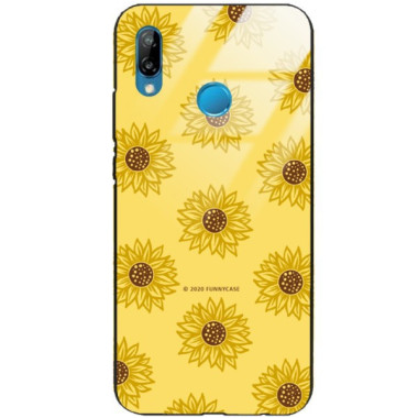 Etui Huawei P30 LITE, ST_SUNFLOWERS-2020-1-106 Wzory - FunnyCase