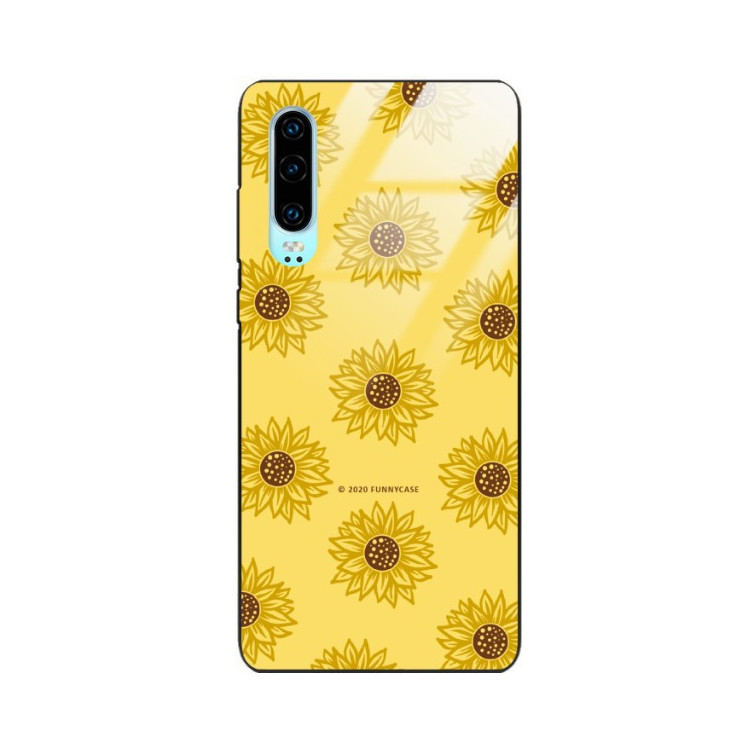 Etui Huawei P30, ST_SUNFLOWERS-2020-1-106 Wzory - FunnyCase