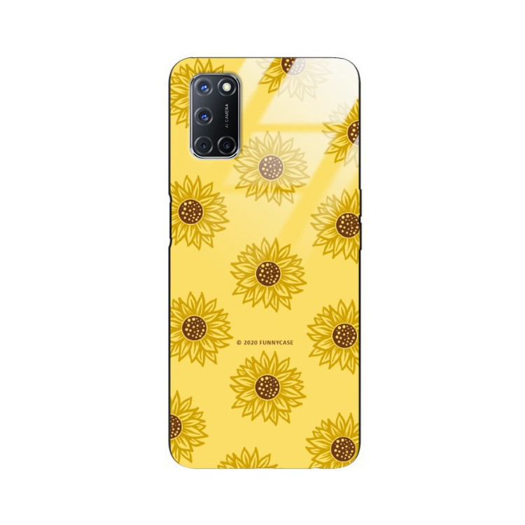 Etui Oppo A52 / A72 / A92, ST_SUNFLOWERS-2020-1-106 Wzory - FunnyCase