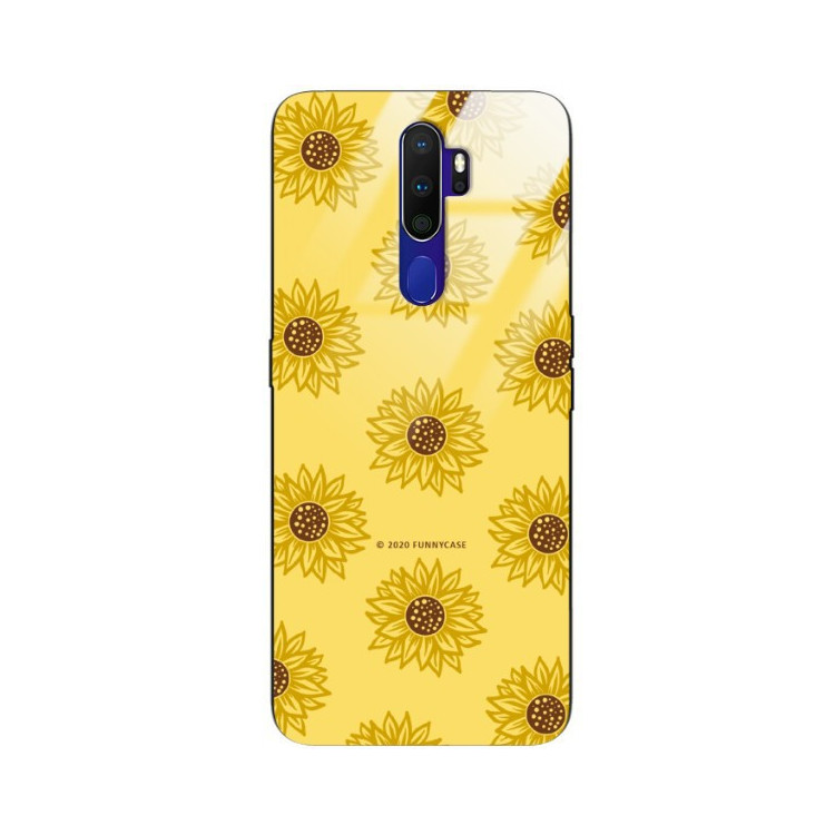 Etui Oppo A9 2020, ST_SUNFLOWERS-2020-1-106 Wzory - FunnyCase