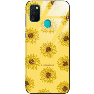 Etui Samsung GALAXY M21, ST_SUNFLOWERS-2020-1-106 Wzory - FunnyCase