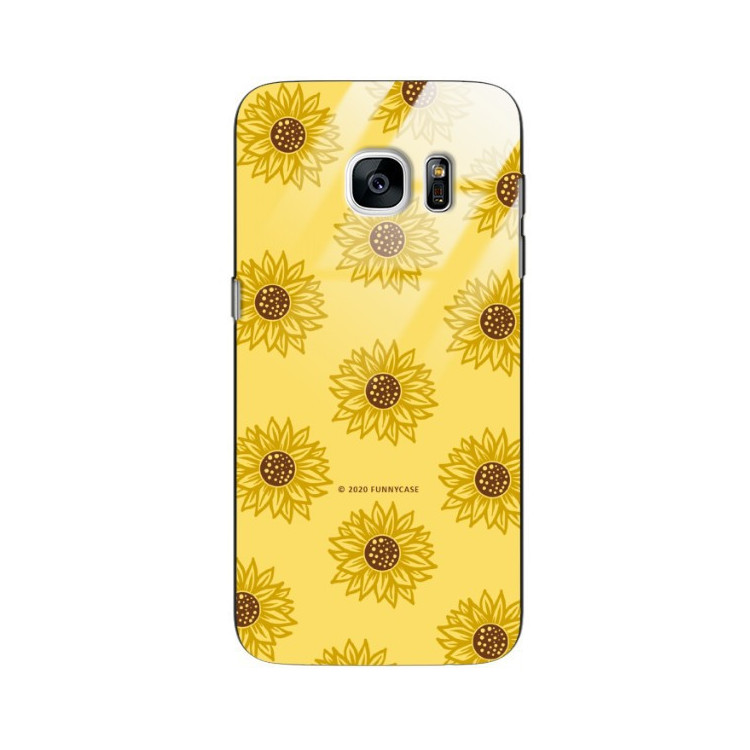 Etui Samsung GALAXY S7, ST_SUNFLOWERS-2020-1-106 Wzory - FunnyCase