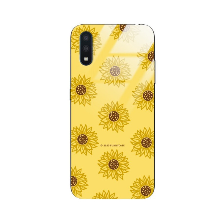 Etui Samsung GALAXY A01, ST_SUNFLOWERS-2020-1-106 Wzory - FunnyCase