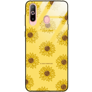 Etui Samsung GALAXY A60, ST_SUNFLOWERS-2020-1-106 Wzory - FunnyCase