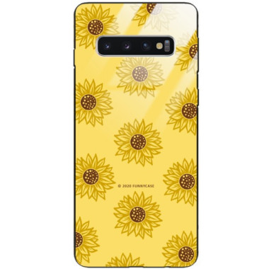 Etui Samsung GALAXY S10, ST_SUNFLOWERS-2020-1-106 Wzory - FunnyCase