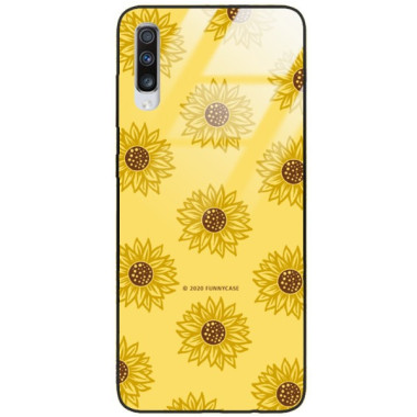 Etui Samsung GALAXY A70, ST_SUNFLOWERS-2020-1-106 Wzory - FunnyCase