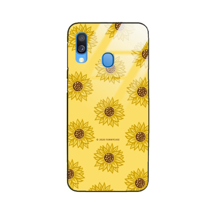 Etui Samsung GALAXY A40, ST_SUNFLOWERS-2020-1-106 Wzory - FunnyCase