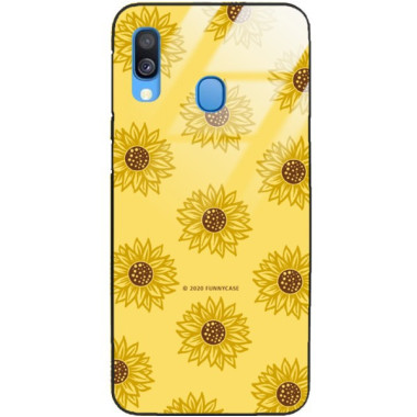 Etui Samsung GALAXY A40, ST_SUNFLOWERS-2020-1-106 Wzory - FunnyCase