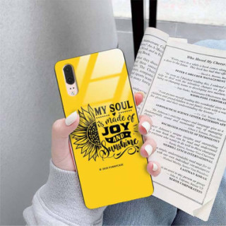 Etui Huawei P20, ST_SUNFLOWERS-2020-1-107 Wzory - FunnyCase