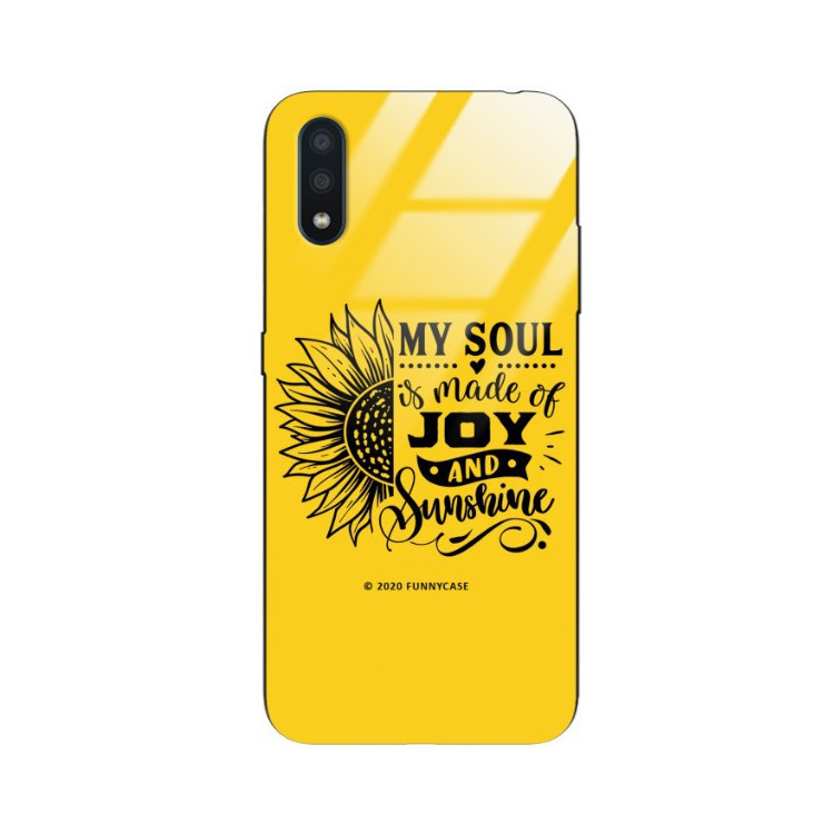 Etui Samsung GALAXY A01, ST_SUNFLOWERS-2020-1-107 Wzory - FunnyCase