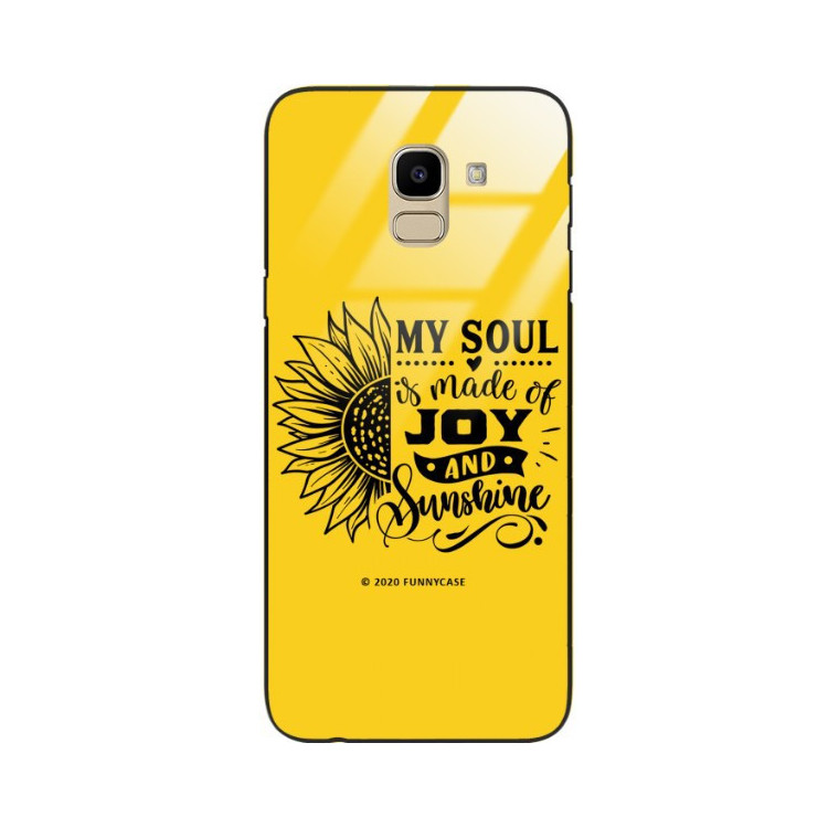 Etui Samsung GALAXY J6 2018, ST_SUNFLOWERS-2020-1-107 Wzory - FunnyCase