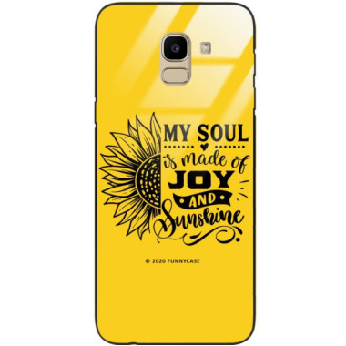 Etui Samsung GALAXY J6 2018, ST_SUNFLOWERS-2020-1-107 Wzory - FunnyCase